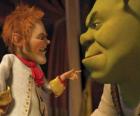 Shrek est dupé par la signature d'un pacte avec le négociateur affable Rumpelstiltskin