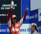 Fernando Alonso - Ferrari - Montréal, 2010 (3e rang)
