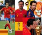 Xavi Hernandez (Le témoin) milieu de terrain de l'équipe nationale Espagnol