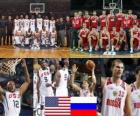 États-Unis - la Russie, un quart à la fin de 2010 Championnats du Monde FIBA en Turquie