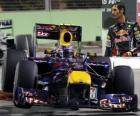 Mark Webber - Red Bull - Singapour 2010 (3e place)