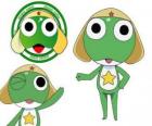 Sergent Grenouille ou Keroro est le principal protagoniste et un commandant de l'armée de la planète Keron de