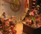 Lutins de  Noël à la fabrication de jouets depour les cadeaux