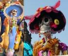 Le crâne Catrina l';un des plus populaires du Jour des Morts au Mexique