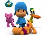 Pocoyo et ses amis Pato, Elly, Loula et Dodoloiseau