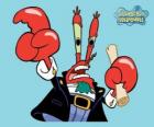 Eugène H. Krabs, Capitaine Krabs est le propriétaire du restaurant où Bob l'Eponge et Carlo travail