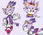 Blaze the Cat, une princesse et un des amies de Sonic