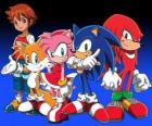 Sonic et d'autres personnages de jeux vidéo Sonic