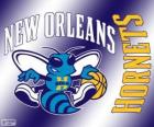 Logo de les Hornets de la Nouvelle-Orléans, équipe de la NBA. Division Sud-Ouest, Conférence Ouest 