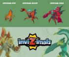 Jetcrab en trois phases Jetcrab Pup, Jetcrab Scott et Jetcrab Max, Invizimals