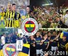 Fenerbahçe SK, champion de la ligue de football turc, Super Lig 2010-2011