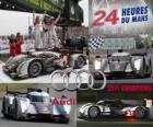 Champions des 24 Heures du Mans 2011 Audi R18 TDI