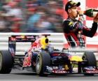 Sebastian Vettel - Red Bull - Silverstone Grand Prix de Grande-Bretagne (2011) (2e place)