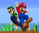 Mario et son frère Luigi, les plus célèbres plombiers