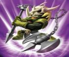 Skylander Voodood, brave guerrier. Skylanders Magie