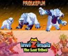 Freezefur, dernière évolution. Invizimals The Lost Tribes. Une énorme bête, violente et féroce