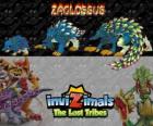 Zaglossus, dernière évolution. Invizimals The Lost Tribes. Invizimal ressemble à un porc-épic