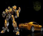 Transformers, la voiture et le robot dans lequel il se transforme