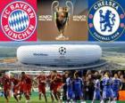 Bayern Munich vs Chelsea FC. Finale UEFA Champions League 2011-2012. Allianz Arena, Munich, Allemagne