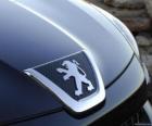 Logo de Peugeot, marque automobile en France