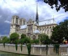 Cathédrale Notre Dame, est une cathédrale du culte catholique, Paris, France