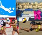 Volley sur sable ou Volleyball de plage - Londres 2012 - 