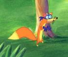Le renard Swiper est toujours essayer de voler quelque chose Dora