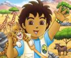 Diego et Bébé Jaguar aider les animaux en danger dans la série Go Diego!