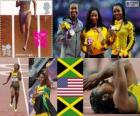 Athlétisme 100 m fem Londres 2012