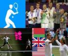 Tennis double mixte Londres 2012