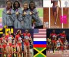 Athlétisme 4x400m féminin LDN2012