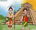 Homme et femme maya