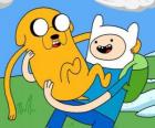 Finn et Jake, les principaux protagonistes de la Adventure Time
