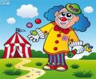 Jongleur clown