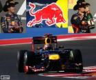 Sebastian Vettel - Red Bull - Grand Prix des États-Unis 2012, 2º classés