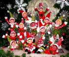 Groupe de elfes de Noël