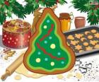 Arbre de Noël, un biscuit de Noël