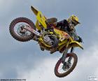 Saut en motocross