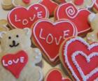 Biscuits pour célébrer le jour de Saint Valentin