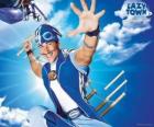 Le héros de LazyTown, Sportacus, l'athlète saine