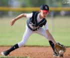 Enfant jouant a baseball