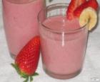 Smoothie fraise-banane