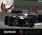 Romain Grosjean - Lotus - grand prix de Bahreïn 2013, 3e classés