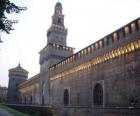 Château Sforzesco, Italie