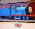 Edward, la locomotive en bleu a le numéro 2