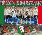 Legia Varsovie, champion Ekstraklasa 2012-2013, Ligue de Football de la Pologne