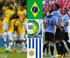 Demi-finale, Brésil - Uruguay, coupe des confédérations 2013