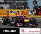 Mark Webber - Red Bull - Grand Prix de Grande-Bretagne 2013, 2º classé