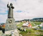Statue de Hans Egede, Nuuk, Groenland