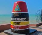 Southernmost Point, (Point le plus méridional), Key West, Floride, États-Unis